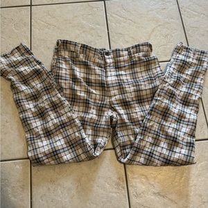 ZARA plaid trousers size 30